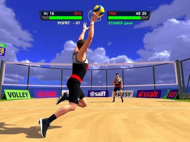 Volley Legends Pro in Action Volley Legends Pro Gameplay Screenshot